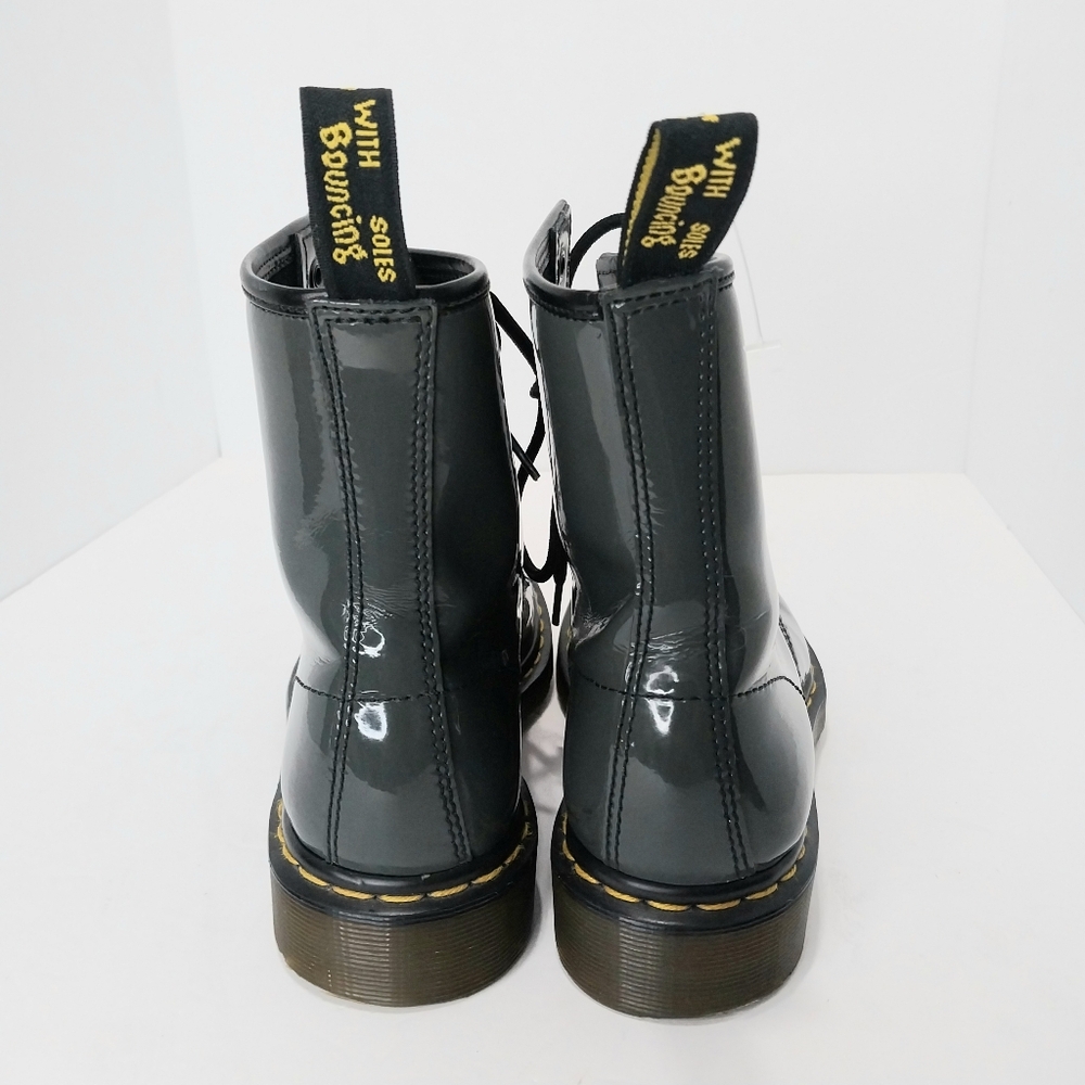 Dr Martens Patent Leather 11821 Combat‎ Boots, Size 7|EUR|38 - Picture 13 of 14